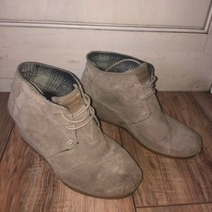 Wedge Toms Booties